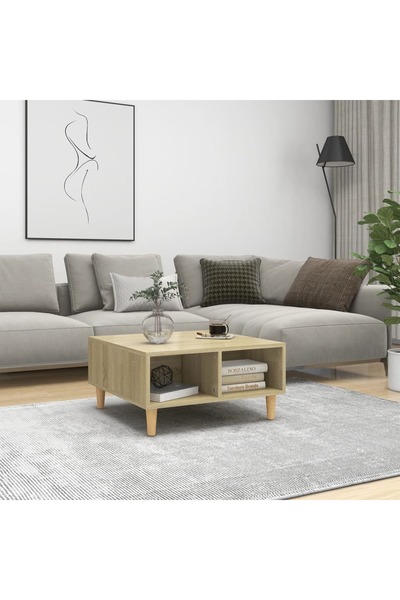 Concept Masă de cafea, stejar Sonoma, 60x60x30 cm, PAL