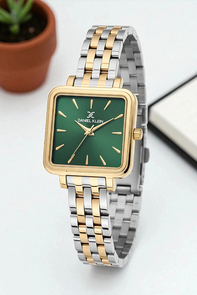 Daniel Klein Çelik Kordon&Kasa Kadın Kol Saati+Bileklik Hediyeli Gümüş-Gold s...