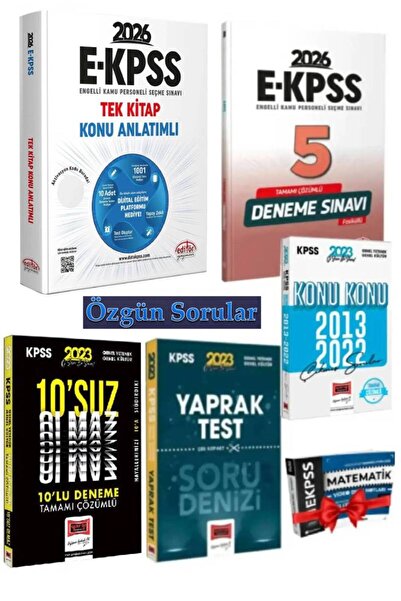 Editör Yayınevi 2026 Editör E KPSS GYGK Soru Bankası+GYGK Deneme+Editör EKPSS...