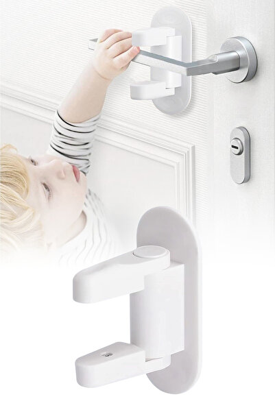 omilife Ръчна детска ключалка за врата, самозалепваща се, бебешка предпазна к...