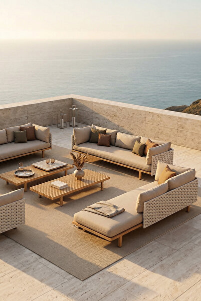 Latanwood Emma Bahçe Oturma Grubu