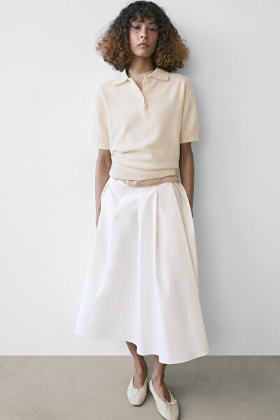 Massimo Dutti Wool knit polo jumper