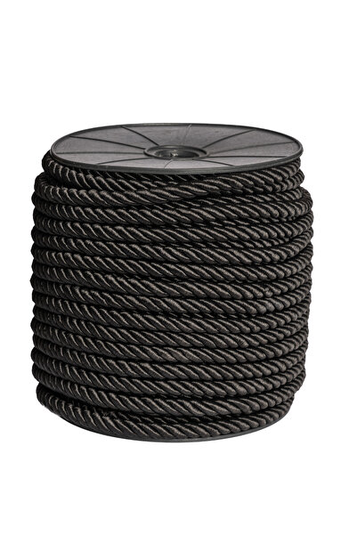 MEFAKS TEKSTİL 10 mm Örgü İpi Halat İpi – Bambu Kordon İp (1 Metre), Supla Ru...