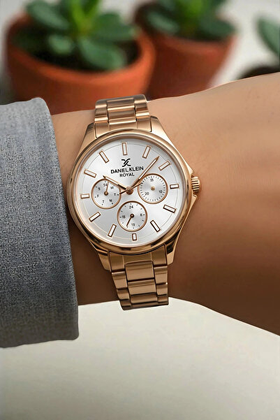 Daniel Klein Kadın Kol Saati Rose Renk Çelik Kordon&kasa Dke.1.10473.5 Sddk068