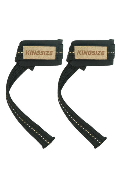 Kingsize Nutrition Padded Lifting Straps Siyah