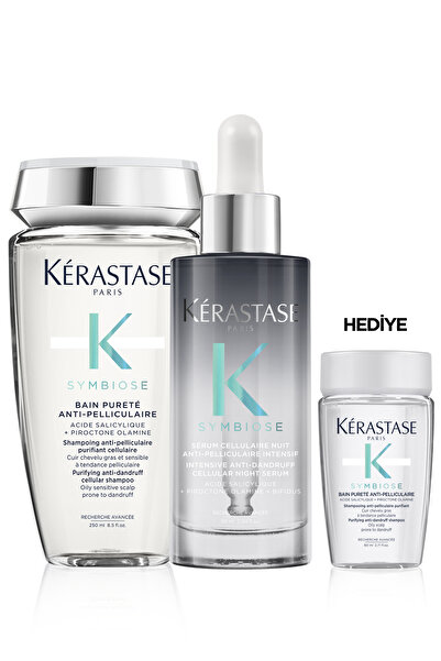 Kerastase Symbiose Yağlı Saç Derisi Için Hücresel Kepek Karşıtı Saç Bakım Seti