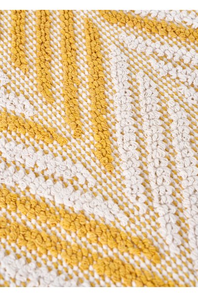Bella Maison 100% Cotton Corner Mat Set Mustard (60X100 - 50X60 cm)
