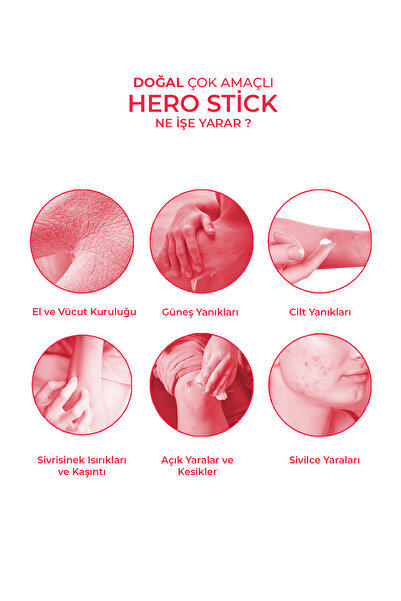 yeşilmarka Cilt Bariyeri Onarıcı - Güçlendirici & Yatıştırma Etkili Çok Amaçlı Hero Stick - %100 Doğal