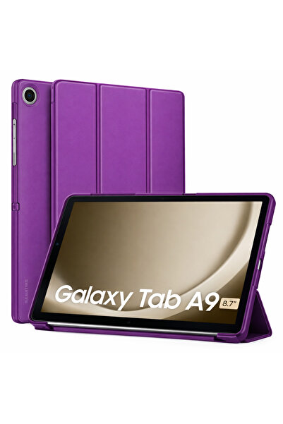 UnDePlus Samsung Galaxy Tab A9 8.7Inch Compatible Case New Pu Leather Smart S...