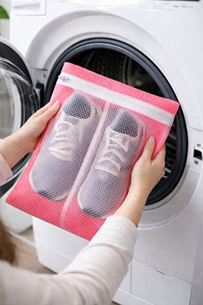 Binbirreyon Shoe Washing Net Zippered Protective Case 38X38Cm Dh094