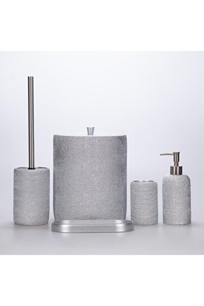 Selim Natural Banyo Seti Gümüş