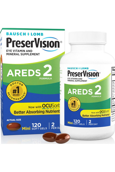 Preservision AREDS 2 Eye Vitamins, Lutein and Zeaxanthin with Vitamin C, Vita...