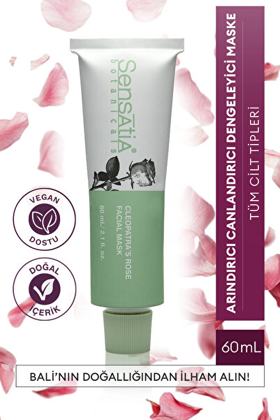 Sensatia Botanicals Arındırıcı Cilt Tonu Dengeleyici Doğal Maske - Besleyici,...