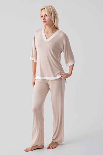 Artış Κοντομάνικο εύκαμπτο παχύρρευστο κοστούμι πιτζάμα