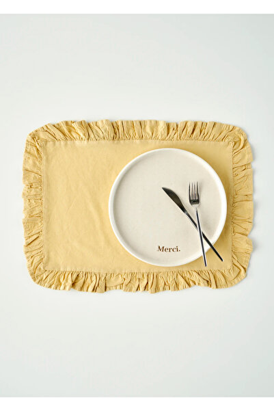 Bella Maison 100% Cotton Elegance American Service Yellow (35X45 cm)