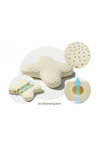 Simple. The Pillow Air Channel Neck Support Pillow Visco Butterfly Pillow Mem...