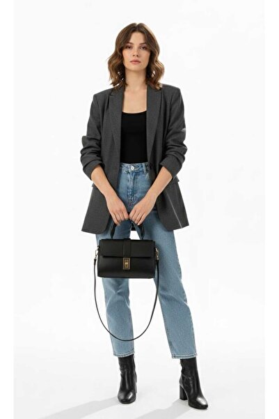 e Erta Women's Black Mini Hand and Shoulder Bag