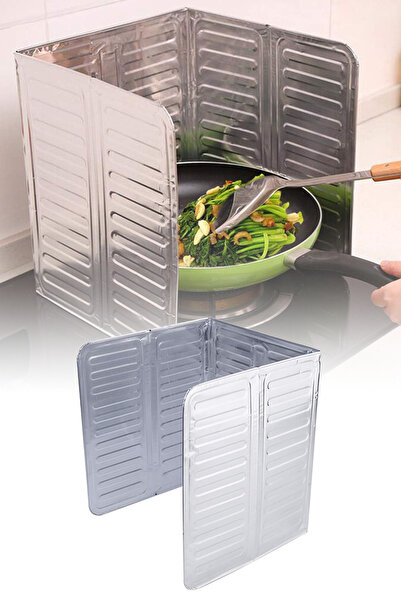 omilife Ocak Yağ Koruyucu Alüminyum Folyo Yanma Ve Leke Önleyici Katlanır Yık...