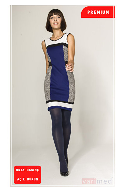 Varimed 3240 Premium Ccl2 Orta Basınç Külotlu Açık Burun Çorabı