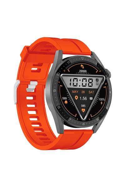 Ferrucci Akıllı Kol Saati Yuvarlak Alüminyum Kasa Sesli Görüşme Özellikli 46m...