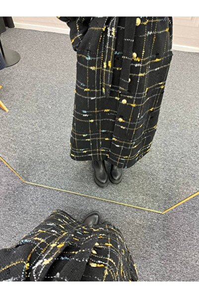 Esre Store 4449 - Detaljan hidžab kaput u boji kamila