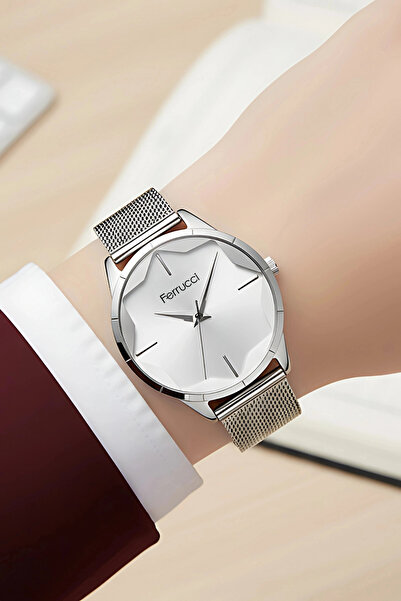Ferrucci Women's Watch with Silver Straw Band - Fc.13666H.02 Sdfer105