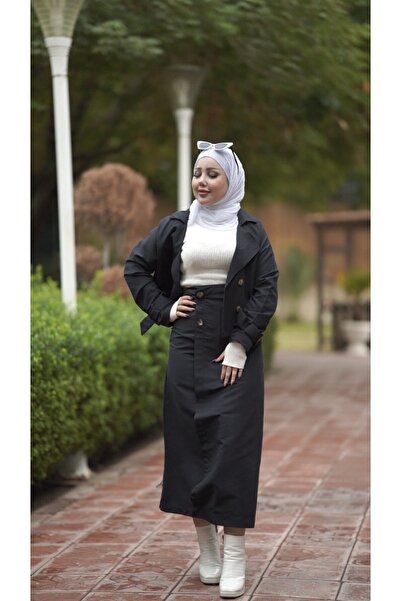 Esre Store 0142 - Τρέντσετ με χιτζάμπ σε μαύρο χρώμα