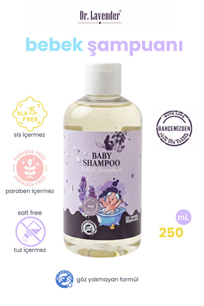 Dr.Lavender Doğal Bitkisel Lavanta Yağlı Bebek Şampuanı 250 ml