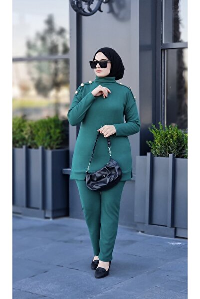 Esre Store 4442 - Set dublu Hijab Verde