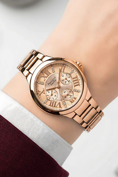Ferrucci Function Kadın Kol Saati Rose Gold Çelik Kordon Çelik Kasa Fc.14386f...