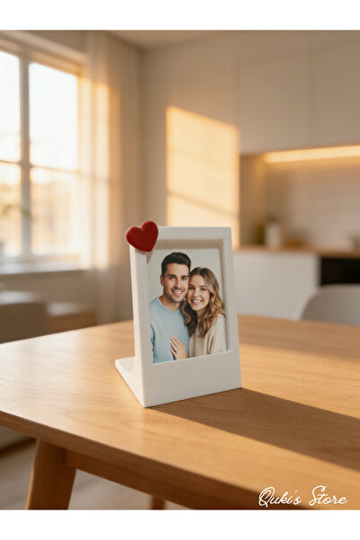 Qukis Store Kapli Fotoğraf Çerçevesi 9x6 cm, Instax Boyutları ile Uyumlu, Mas...