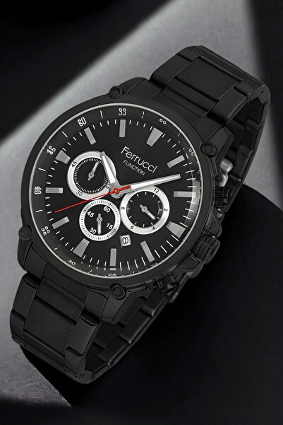 Ferrucci Men's Watch Fcf.13618Fm.01 - Black Bracelet Gift Sdfer124