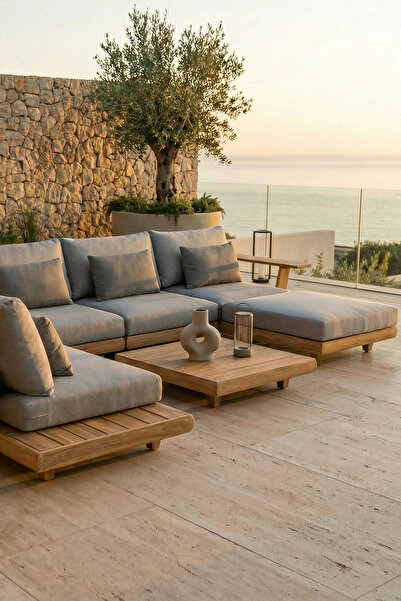 Latanwood Laura Bahçe Oturma Grubu