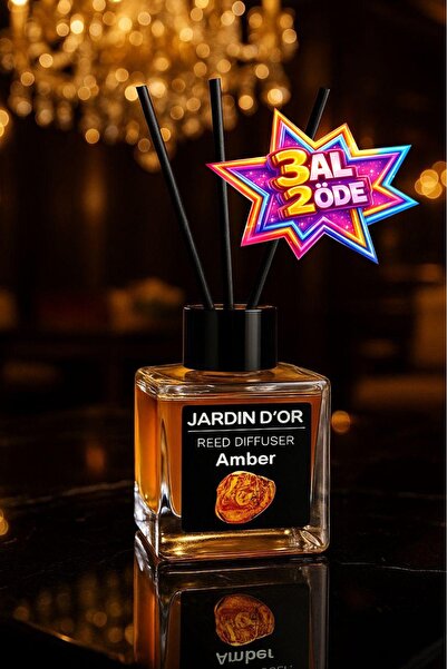 JARDIN D'OR PREMIUM AMBER İSTANBUL Reed Diffuser 100 Ml 8681529301483
