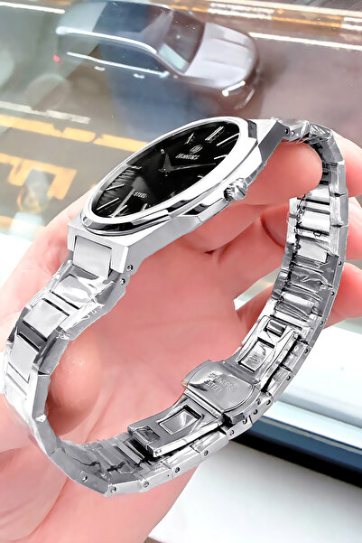 Homies ساعة يد رجالية من الفولاذ بالكامل مع علبة خاصة Agr1316 Wlg1392