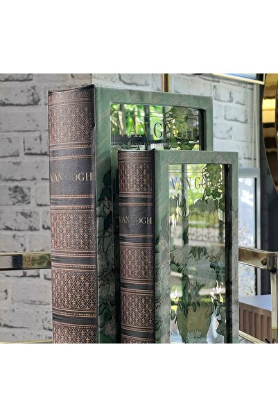 zepce design Dekoratif 2'li Kitap Kutu