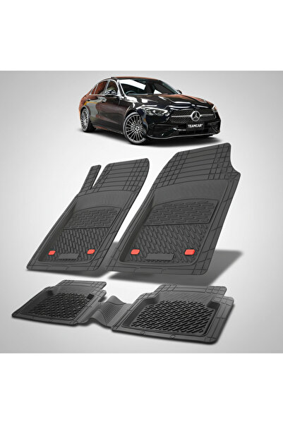 TEAMCAR Covorașe auto compatibile cu Mercedes-Benz C-Class W206 Sedan 2021-20...