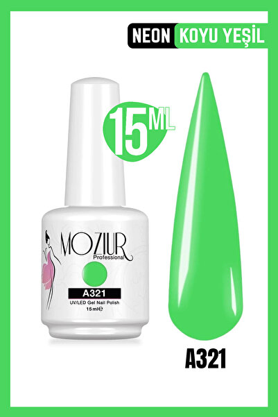 MOZIUR Kalıcı Oje Uv Led A321 (NEON SERİSİ) 15ml