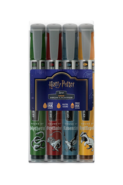Serve Likit Fosforlu Kalem Harry Potter - 4'lü Set