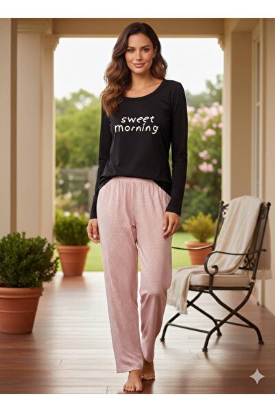 Carmen Ring Viscose Fabric Women's Pajama Set