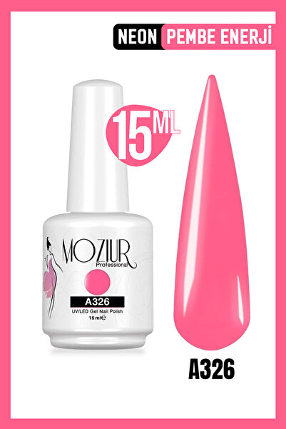 MOZIUR Kalıcı Oje Uv Led A326 (NEON SERİSİ) 15ml