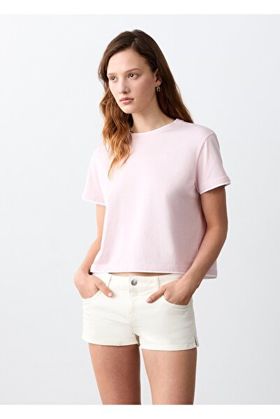 Mango Teen Low-waisted denim shorts