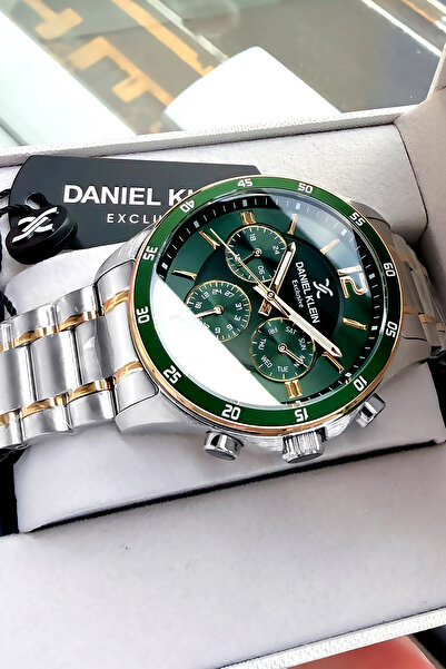 Daniel Klein Premium Babalar Günü Erkek Kol Saati Su Geçirmez Gümüş Renk Çeli...