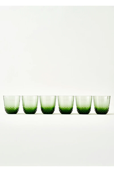 Bella Maison Colore Kesme Bardak Yeşil 6'lı (320 cc)