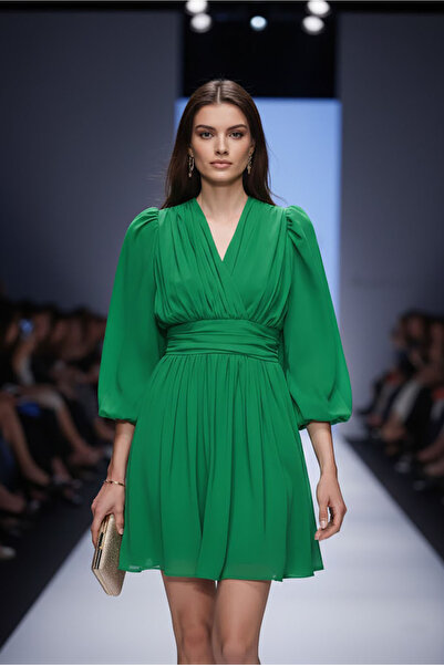 dml giyim Şifon Mini elbise