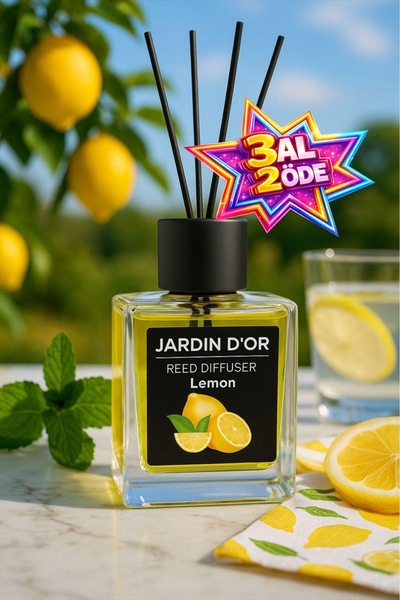 JARDIN D'OR Lemon Reed Diffuser Limon Çubuklu Oda Kokusu 100 ml 8681529301469
