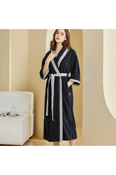 REEFI Royal Black bathrobe - 4/5XL