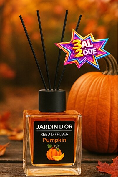 JARDIN D'OR Pumpkin Reed Diffuser / Bal Kabağı Çubuklu Oda Kokusu 100 Ml