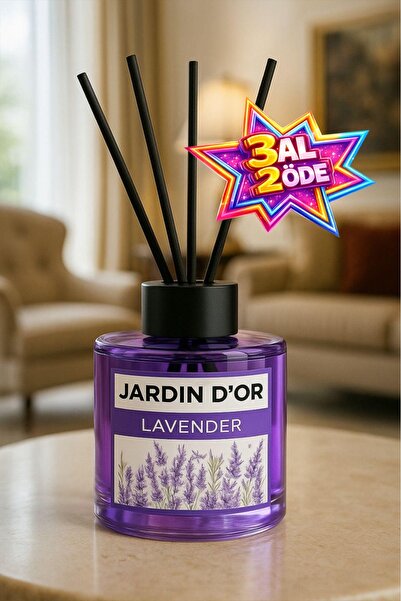 JARDIN D'OR Lavender Reed Diffuser / Lavanta Çubuklu Oda Kokusu 120 ML