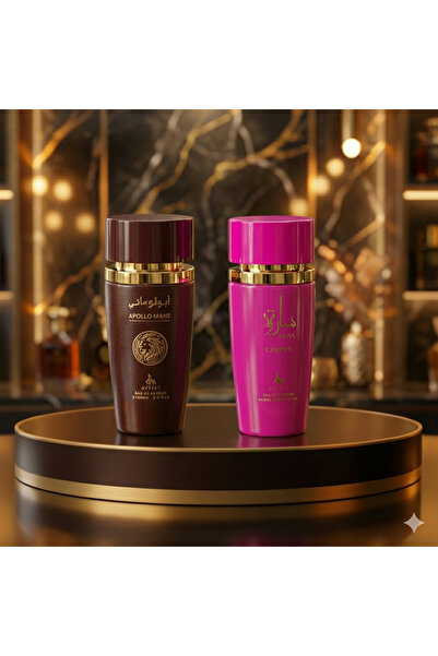 Arabic Set 2 Parfumuri Arabesti (Dama + Barbat) 100ML - Apollo Mane Brown + S...
